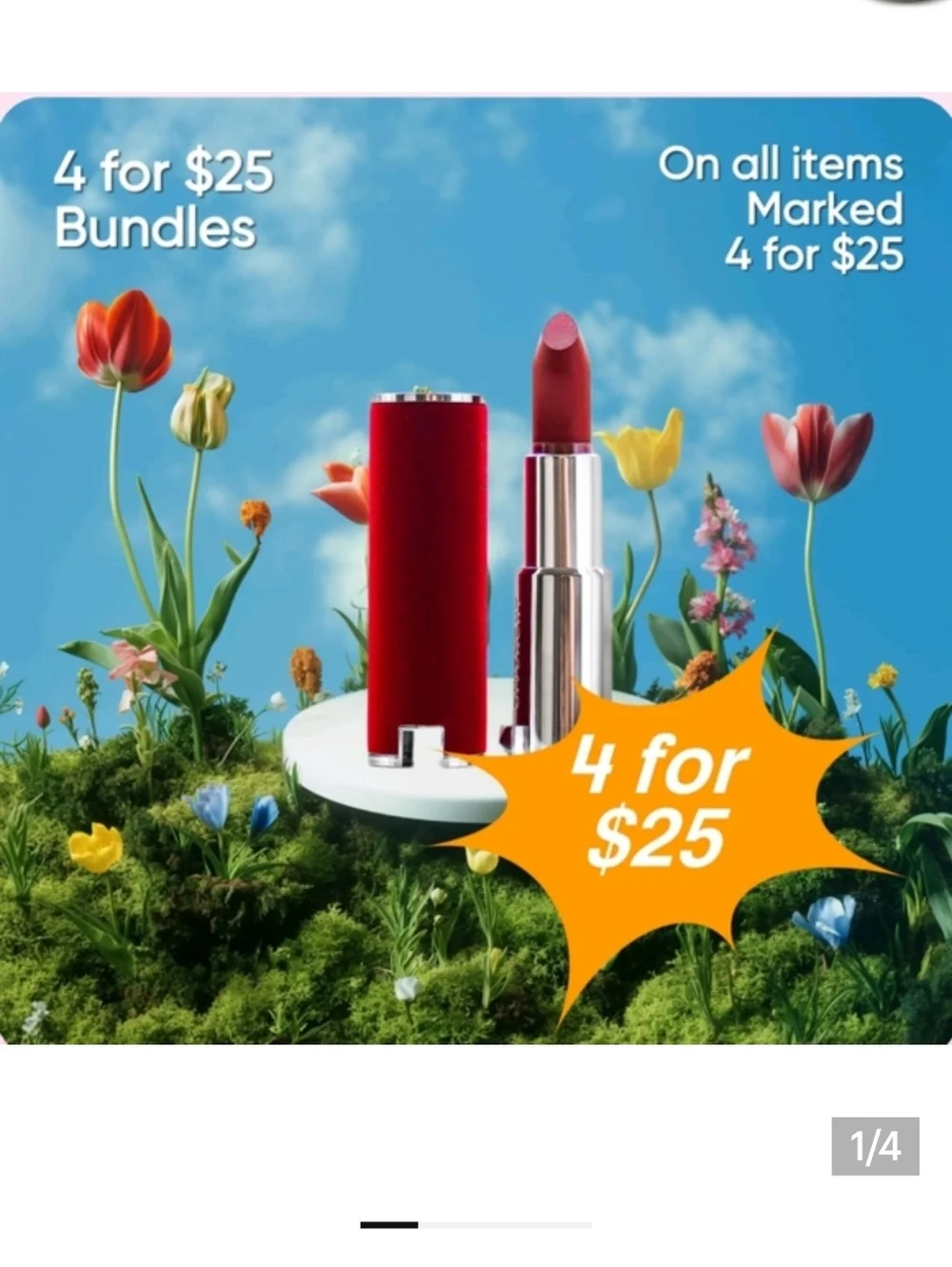 4/25 Bundle Item. Lucky Chick Liquid Eye Shadow in Rose Quartz